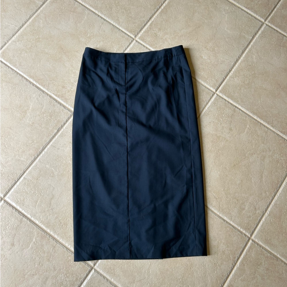 J. Jill Dark Blue Pencil Skirt